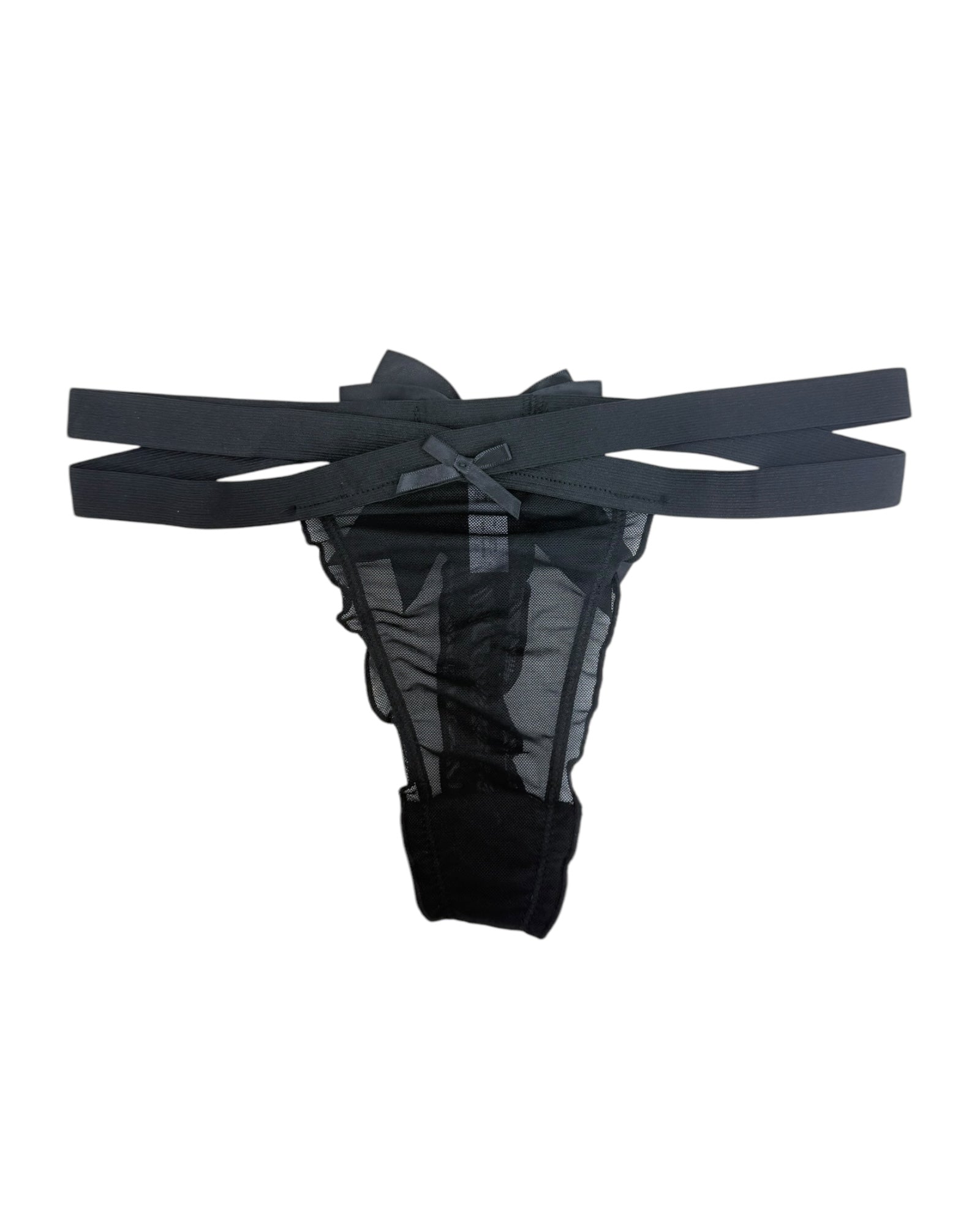 Milanblocks Coquette Bow-Accent Thong