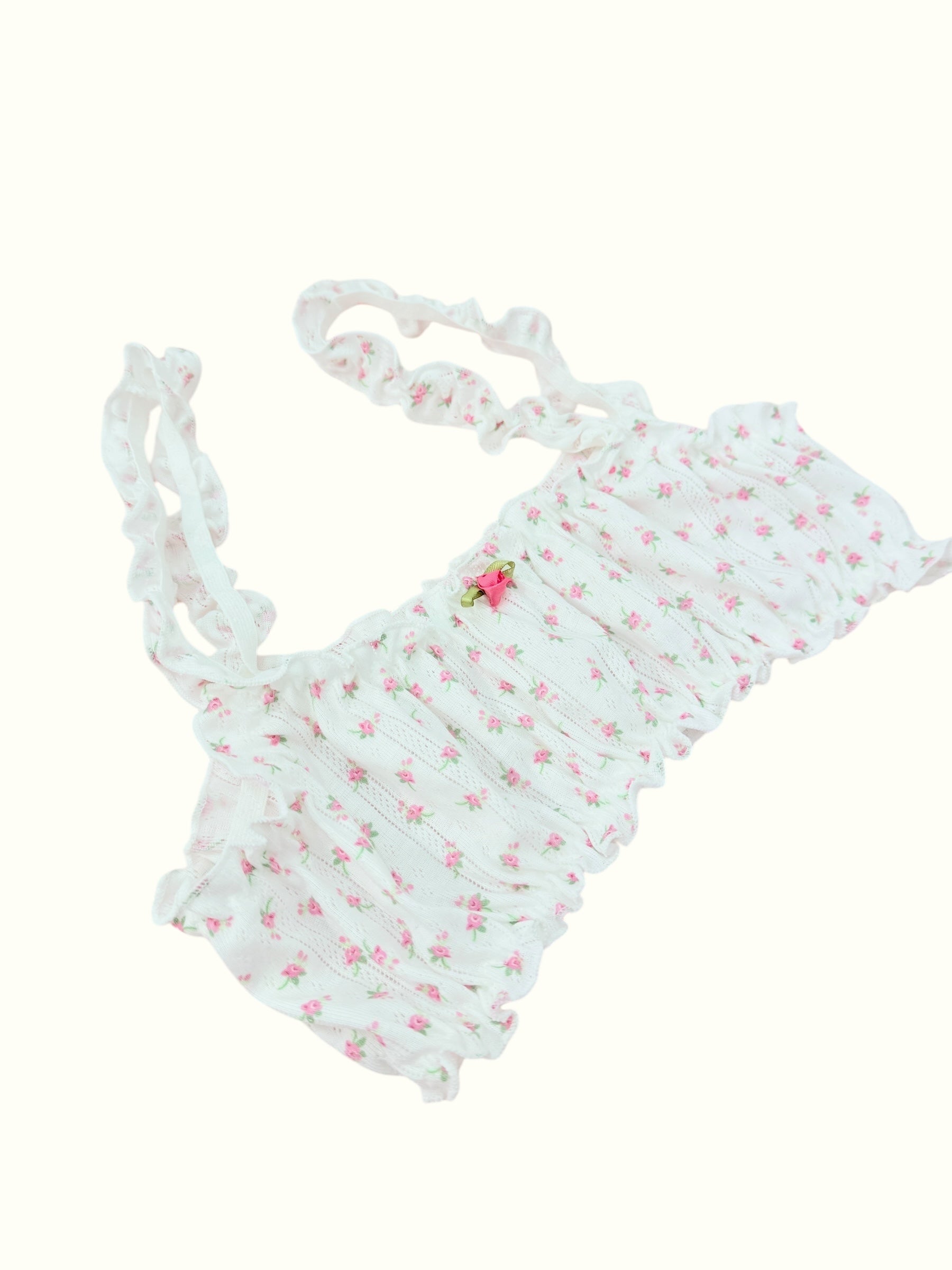 Milanblocks MIX 2 Petite French Romantic pointelle cotton made bralette