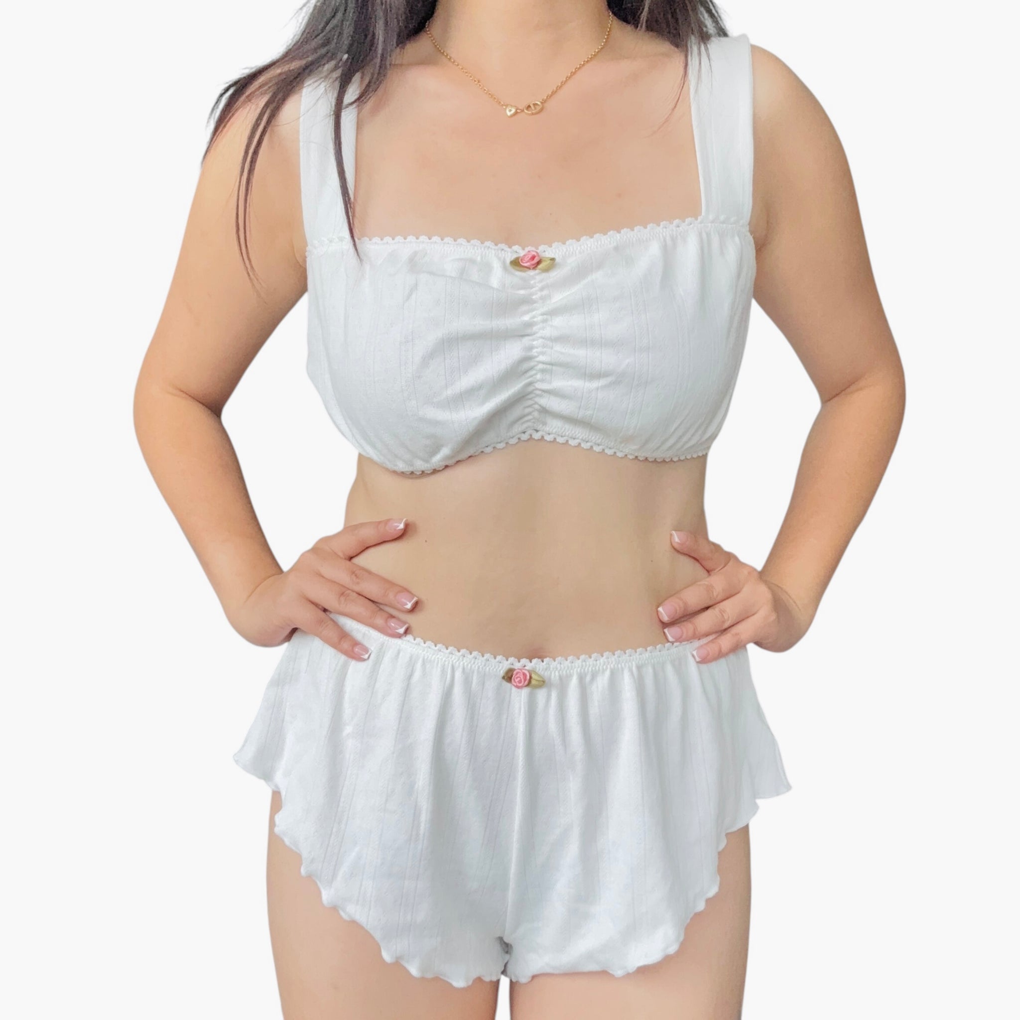 Milanblocks soft girl coquette style matching set sample sale Womenswear Clothes