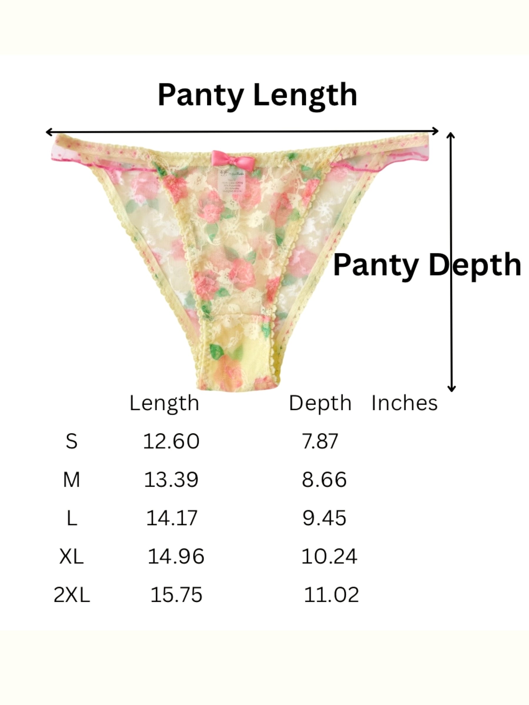 Milanblocks Lace Dreamy Floral Lace Bikini style Panties