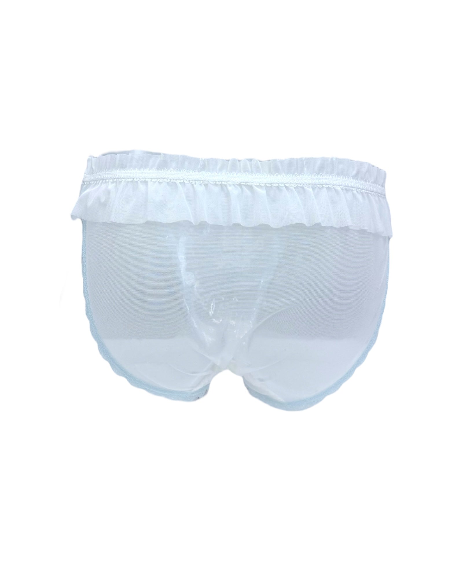 Milanblocks Coquette Ruffled Lace Panties with Bow Ties