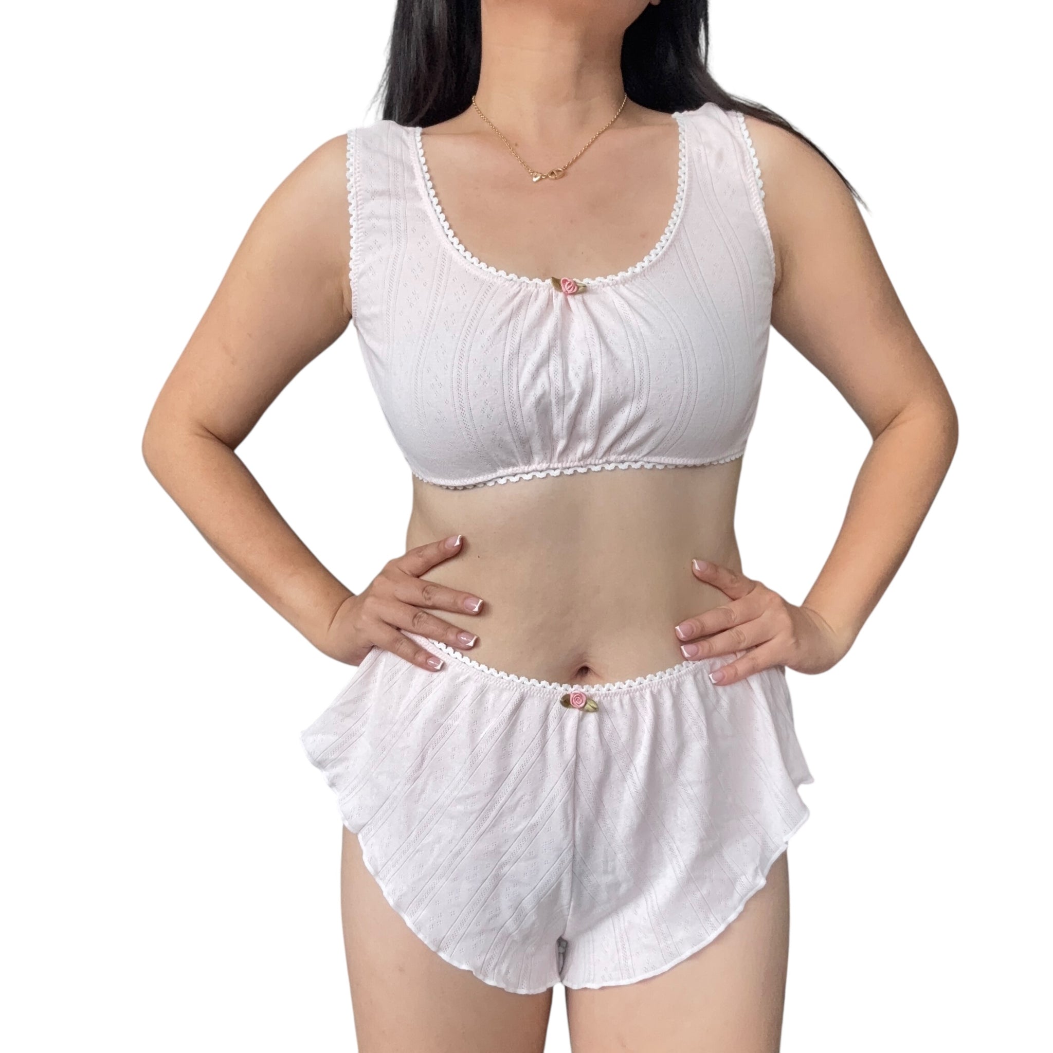 Milanblocks soft girl coquette style matching set sample sale Womenswear Clothes