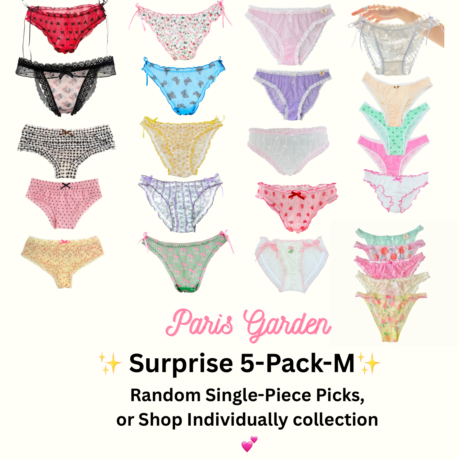 Milanblocks Coquette soft girl lace panty mix5