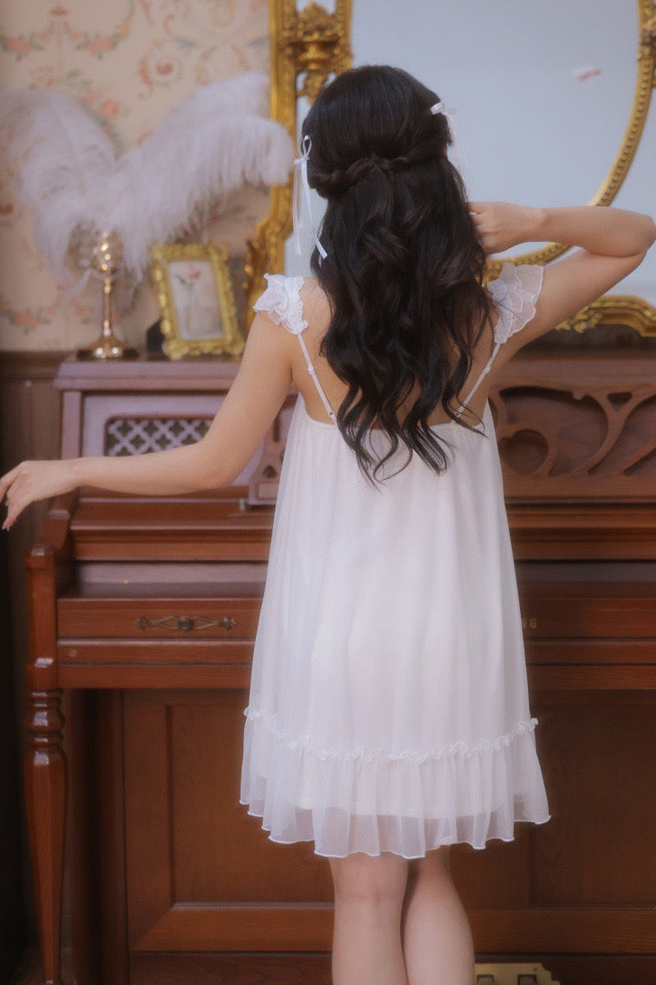 Sheer Blue Nightgown Dress | Light as Air Soft as a Dream