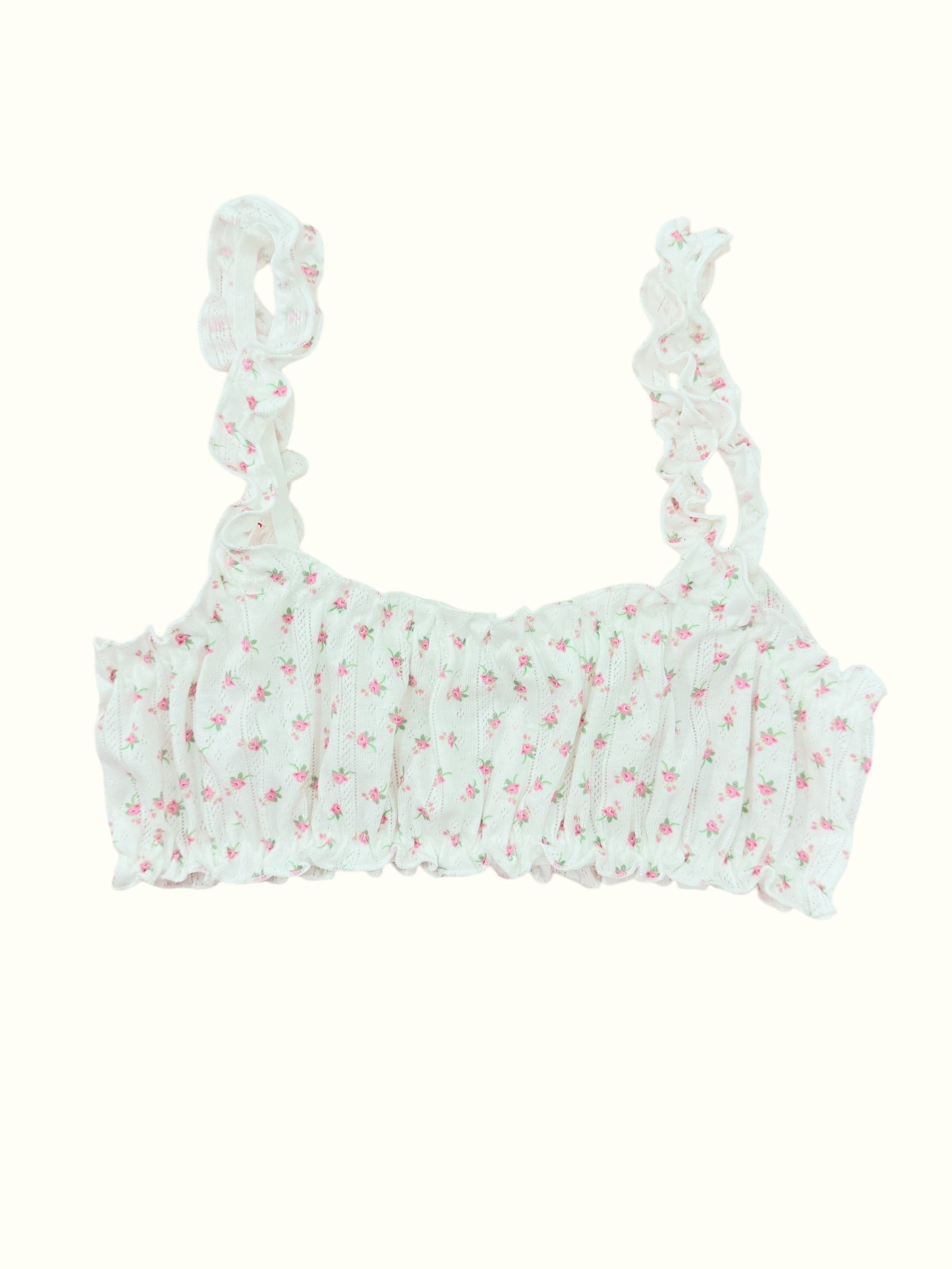 Milanblocks MIX 2 Petite French Romantic pointelle cotton made bralette