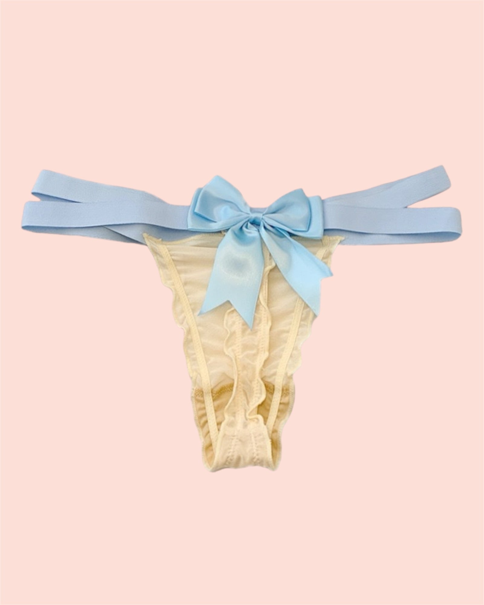 Milanblocks Coquette Bow-Accent Thong