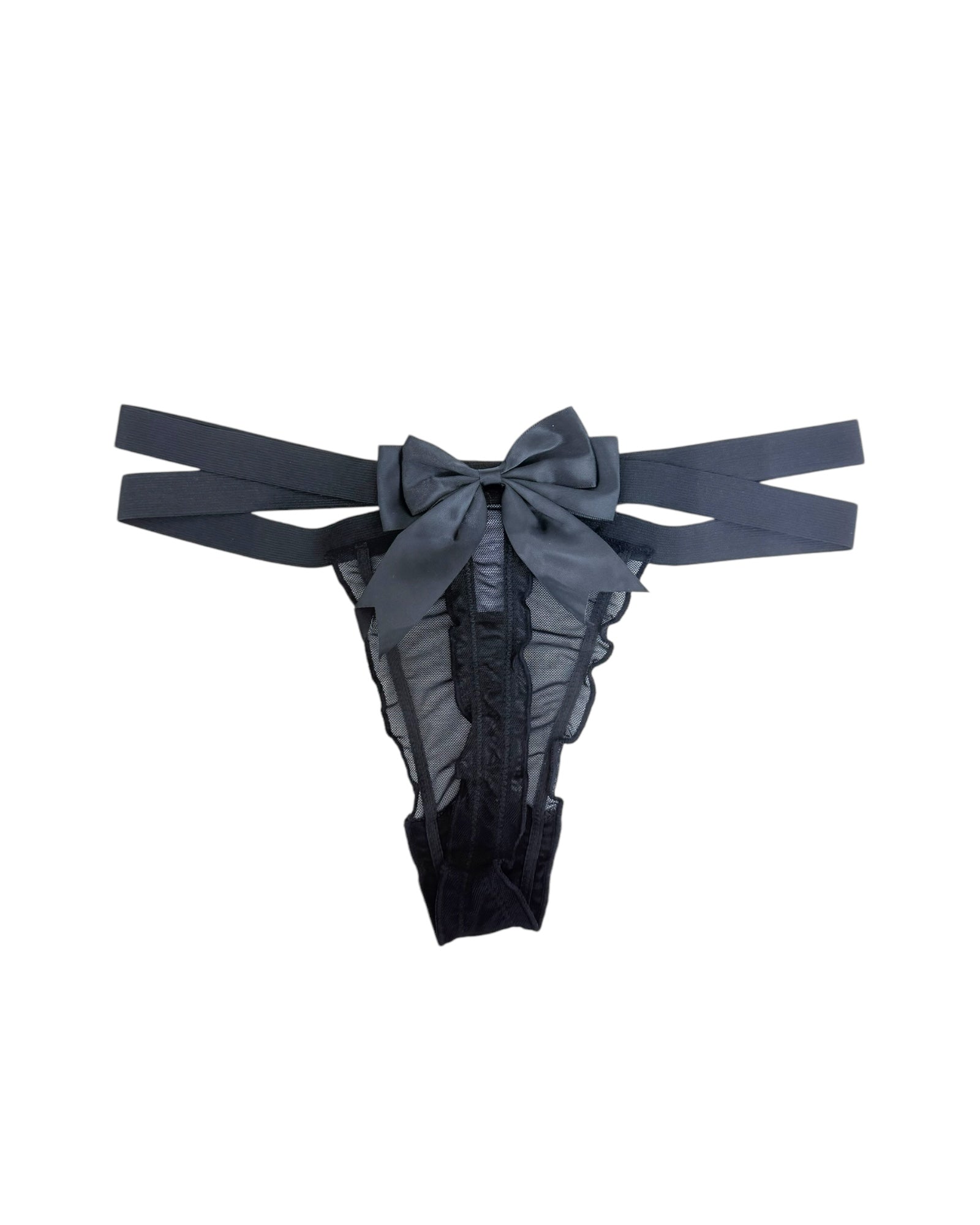 Milanblocks Coquette Bow-Accent Thong