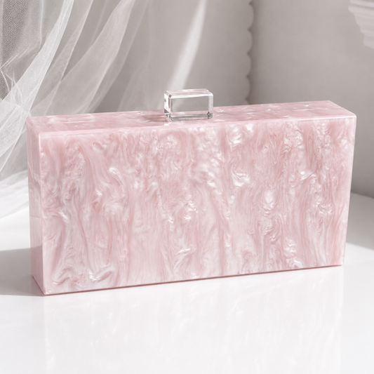 Mother of Pearl evening clutch bag