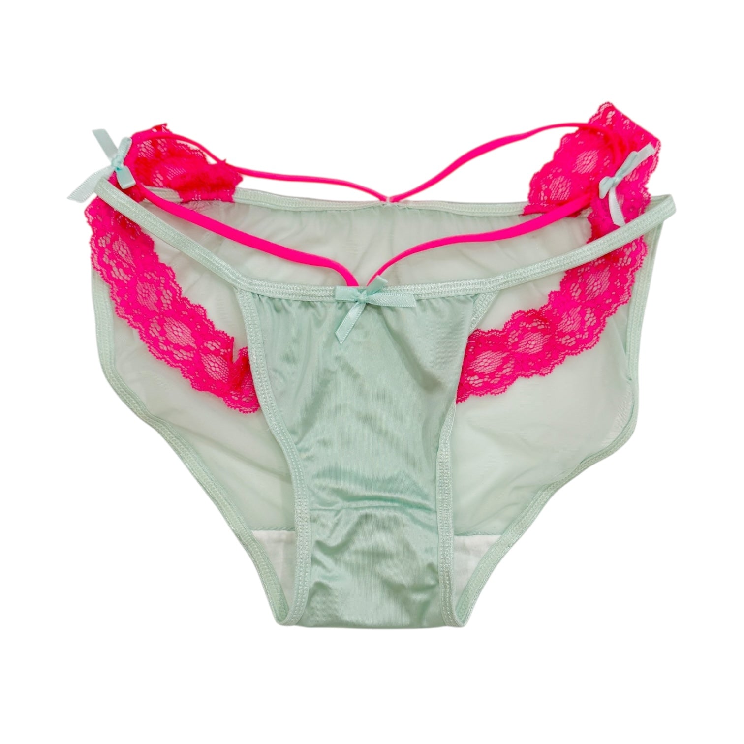 Milanblocks Petite Size Coquette style lace bow panties Floral Sweet Cute Polka Dot Polka Dot Sexy Mesh Underwear fall underwear Womenswear Soft Lingerie