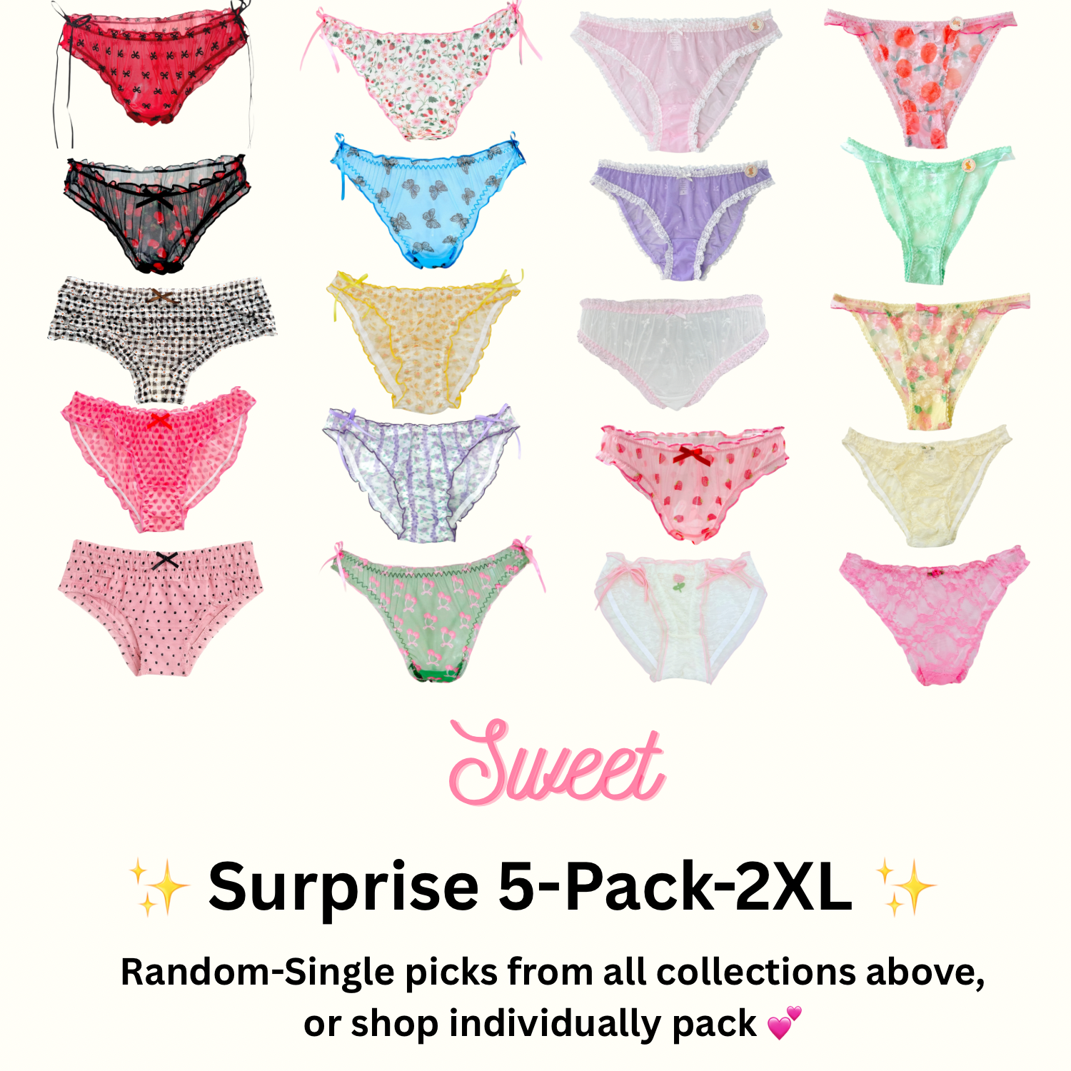 Milanblocks Coquette soft girl lace panty mix5