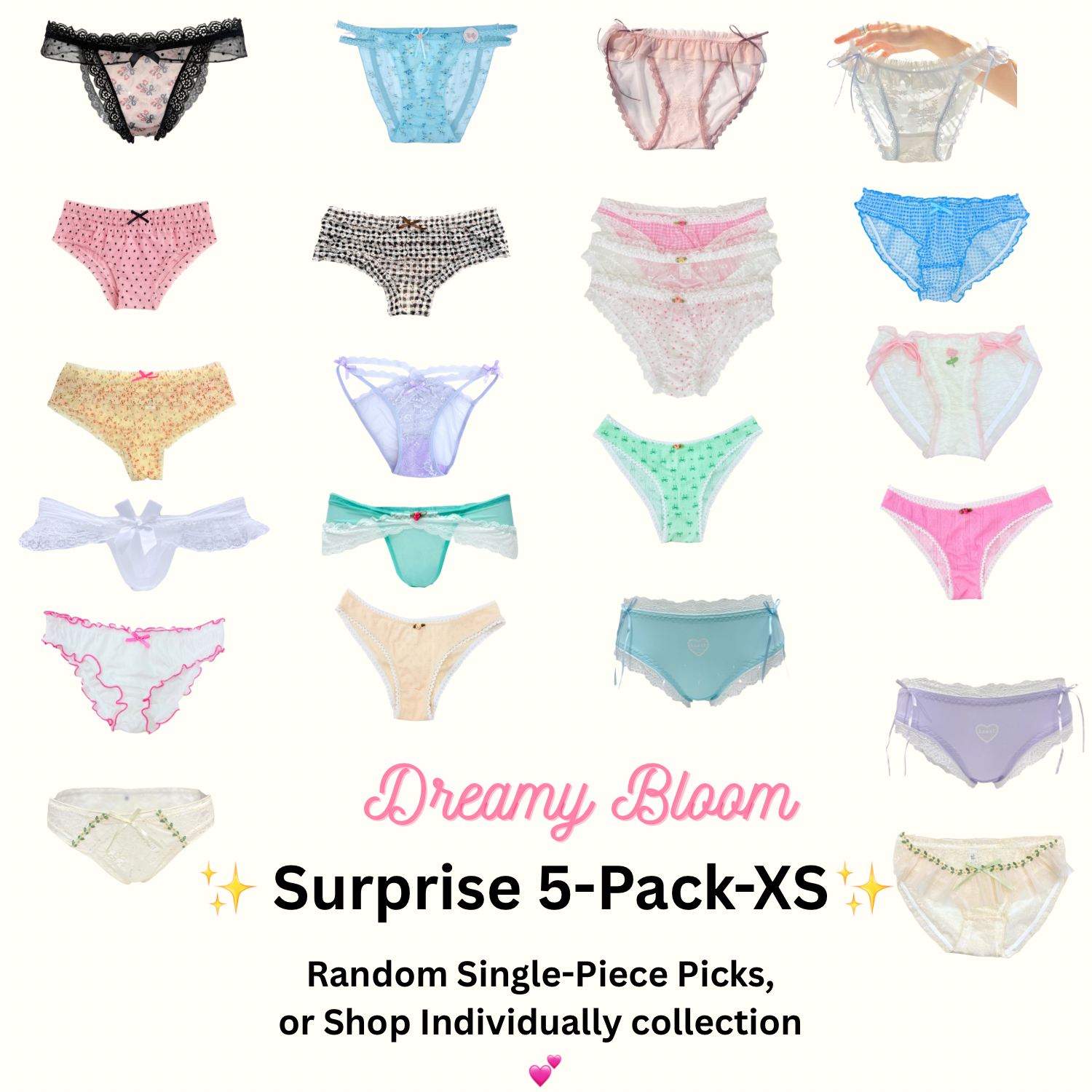 Milanblocks Coquette soft girl lace panty mix5