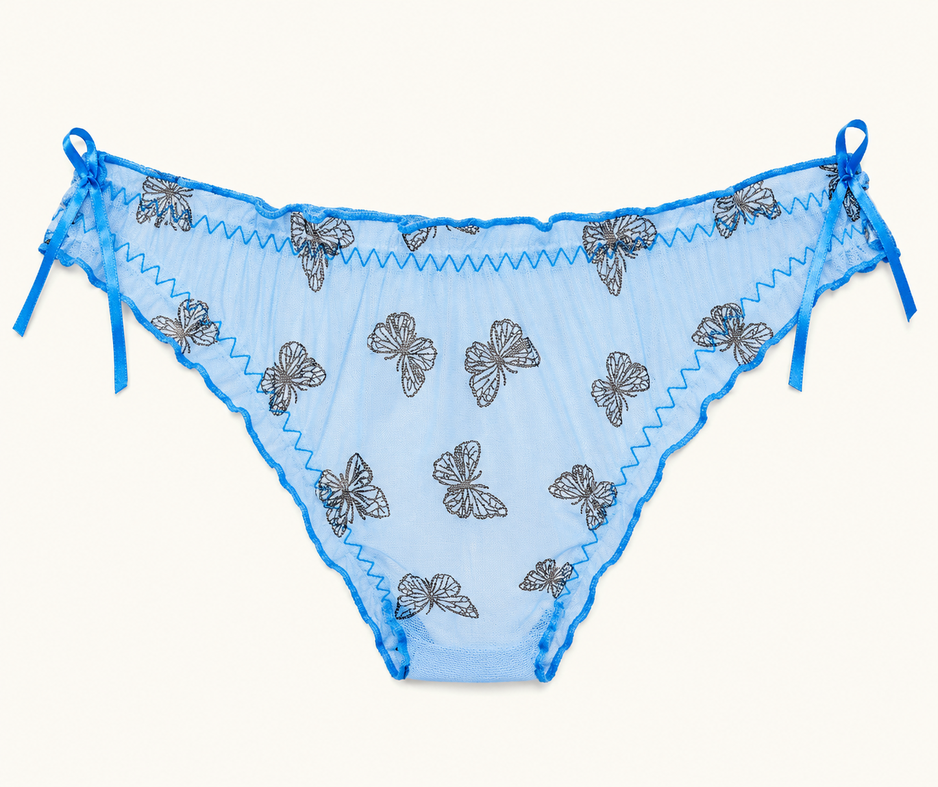 Milanblocks Summer Floral Fantasy Coquette Mesh Panty Set