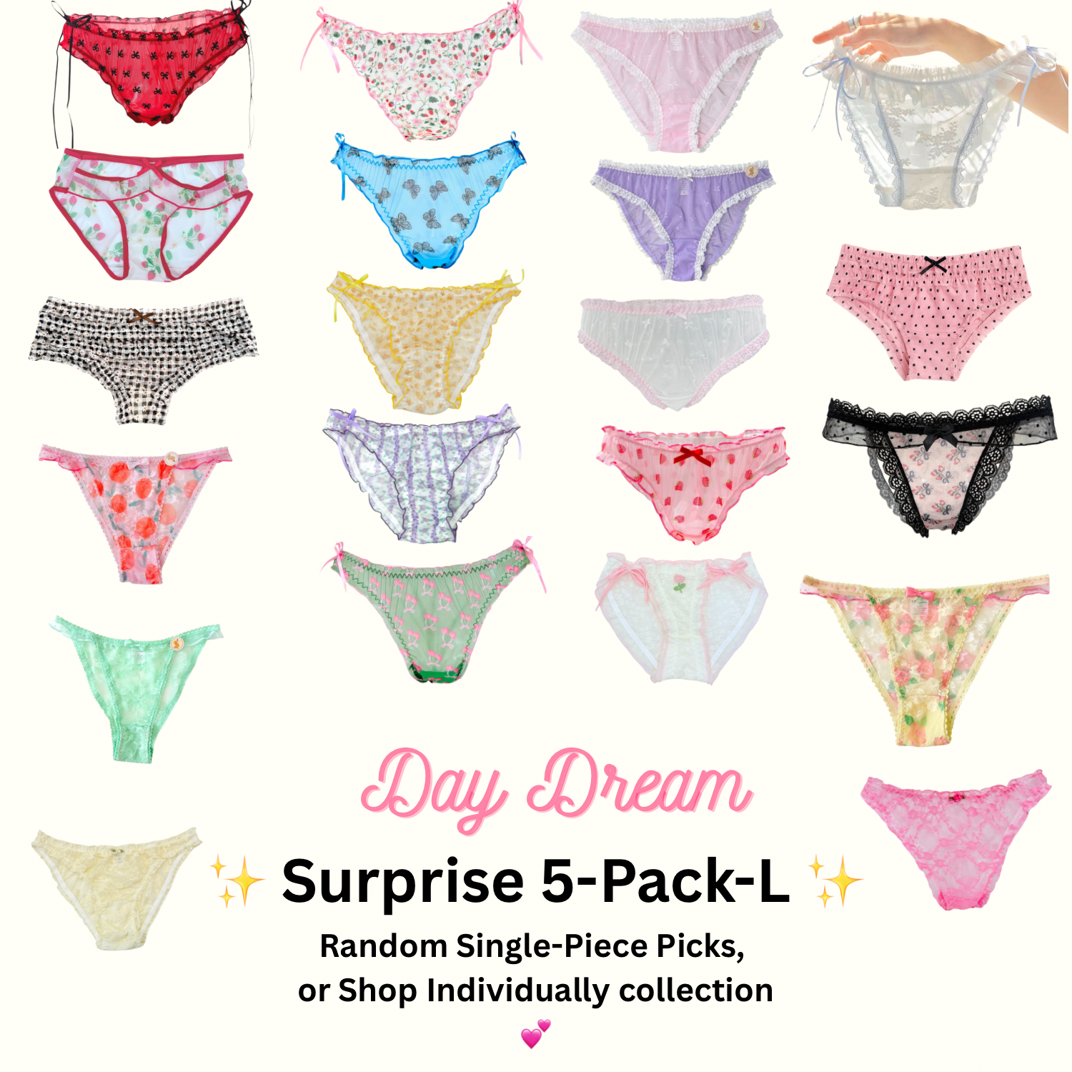 Milanblocks Coquette soft girl lace panty mix5