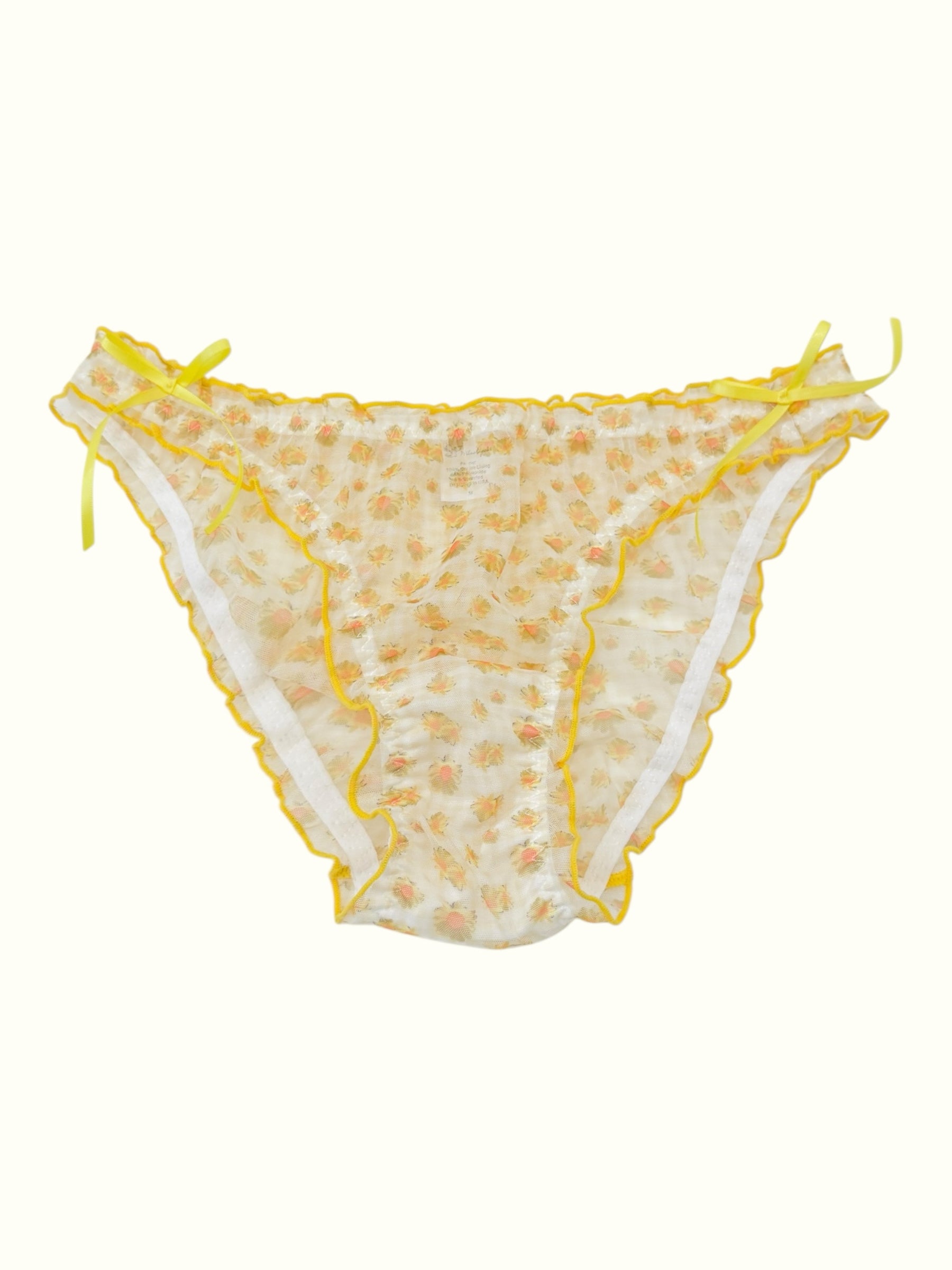 Milanblocks Summer Floral Fantasy Coquette Mesh Panty Set