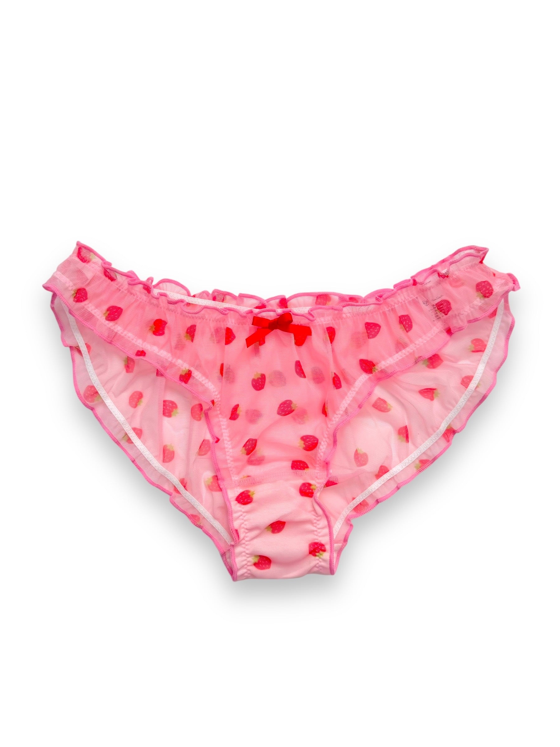 Milanblocks Strawberry Sheer Pink Coquette Panty