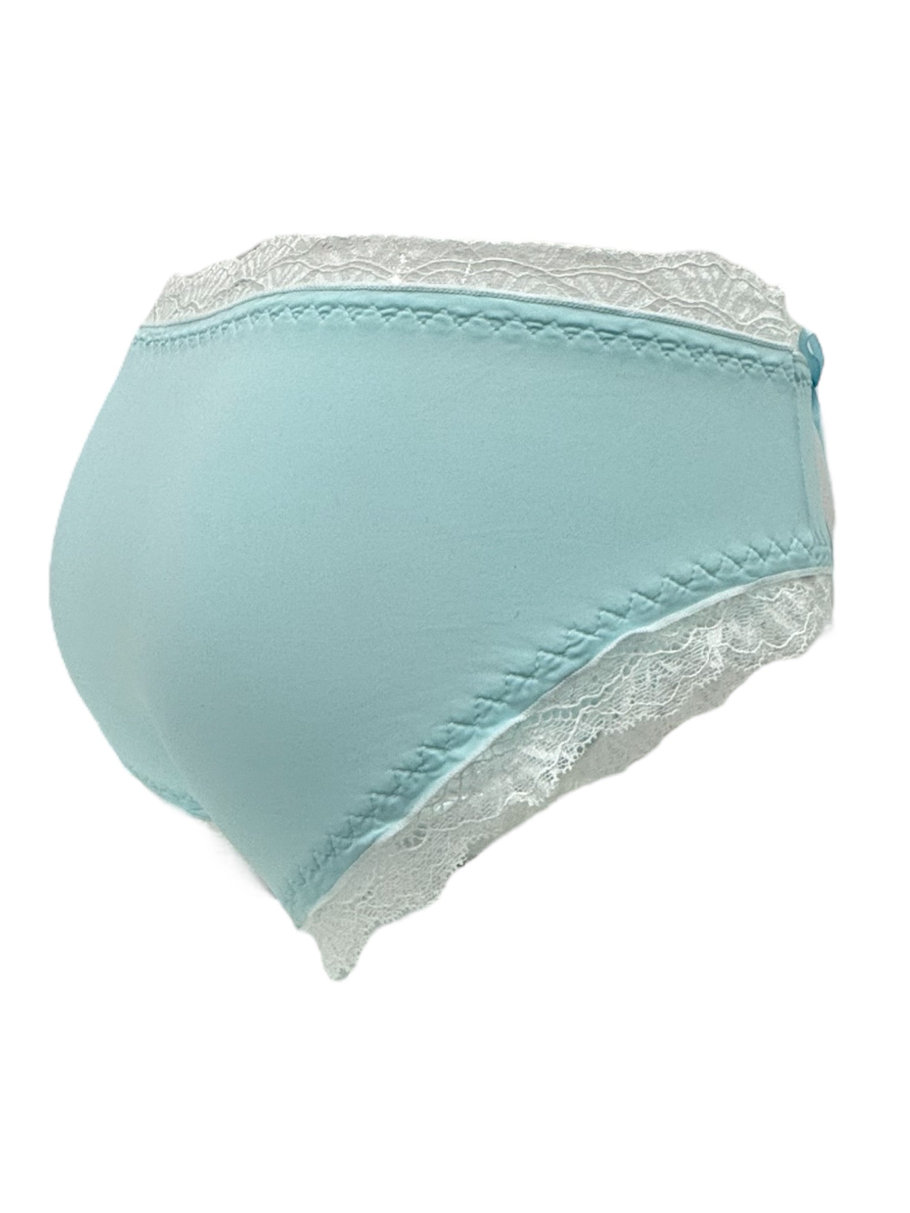 Milanblocks Blue & White Lace Trim Panty