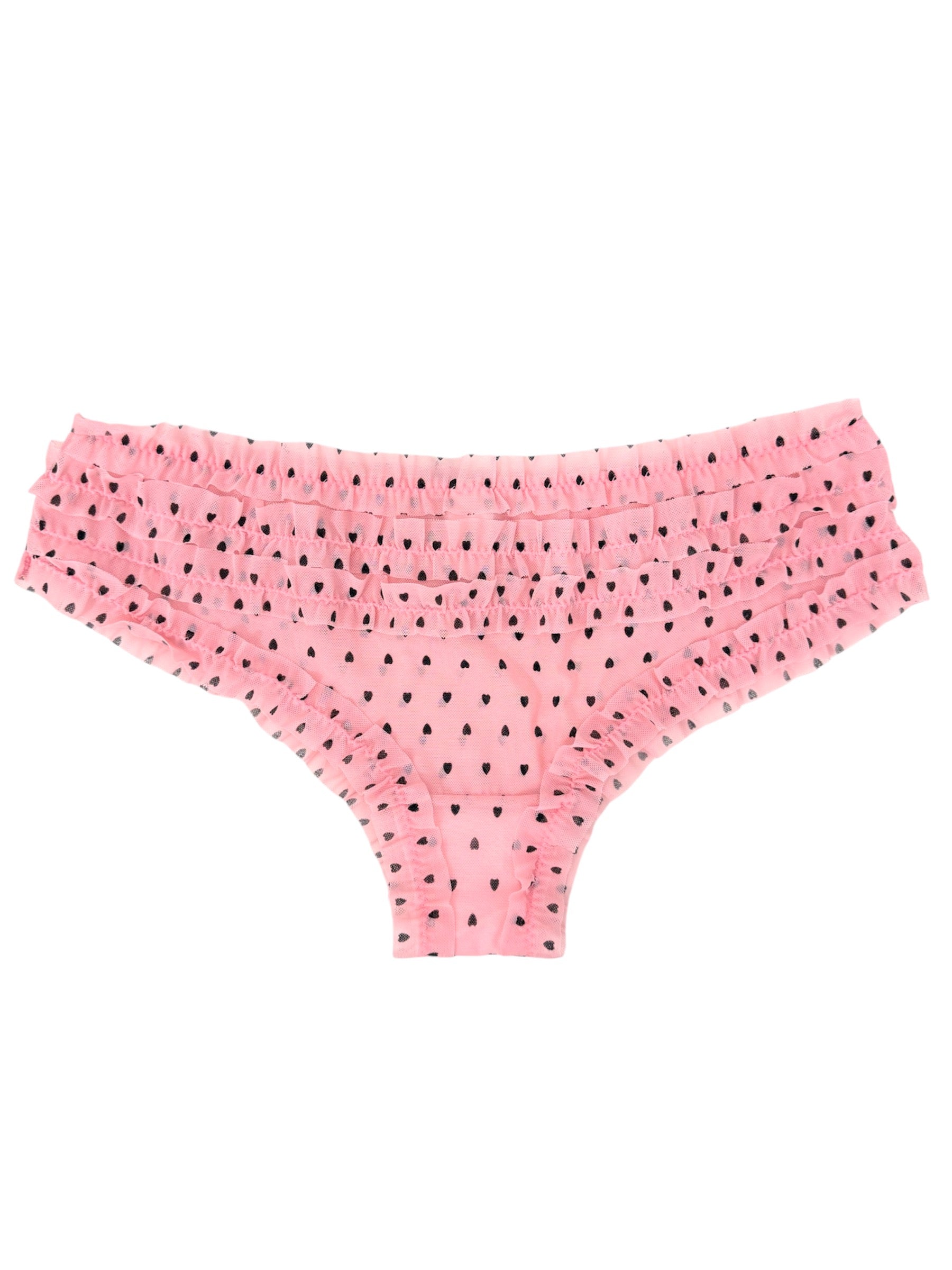 Milanblocks Vintage Style Gingham Daisy Ruffle Panties