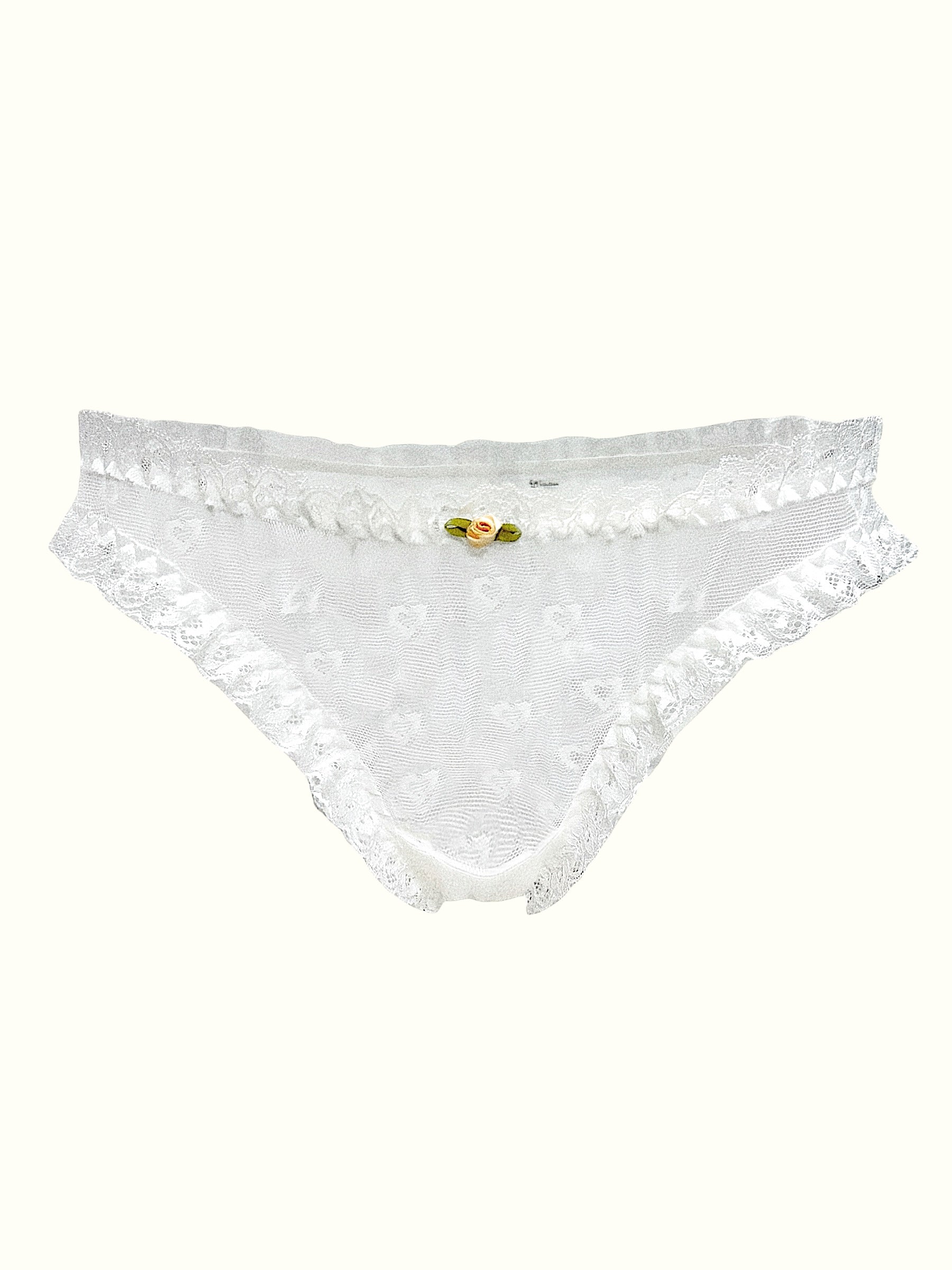 Romantic Lace Trim Panty with Vintage Charm