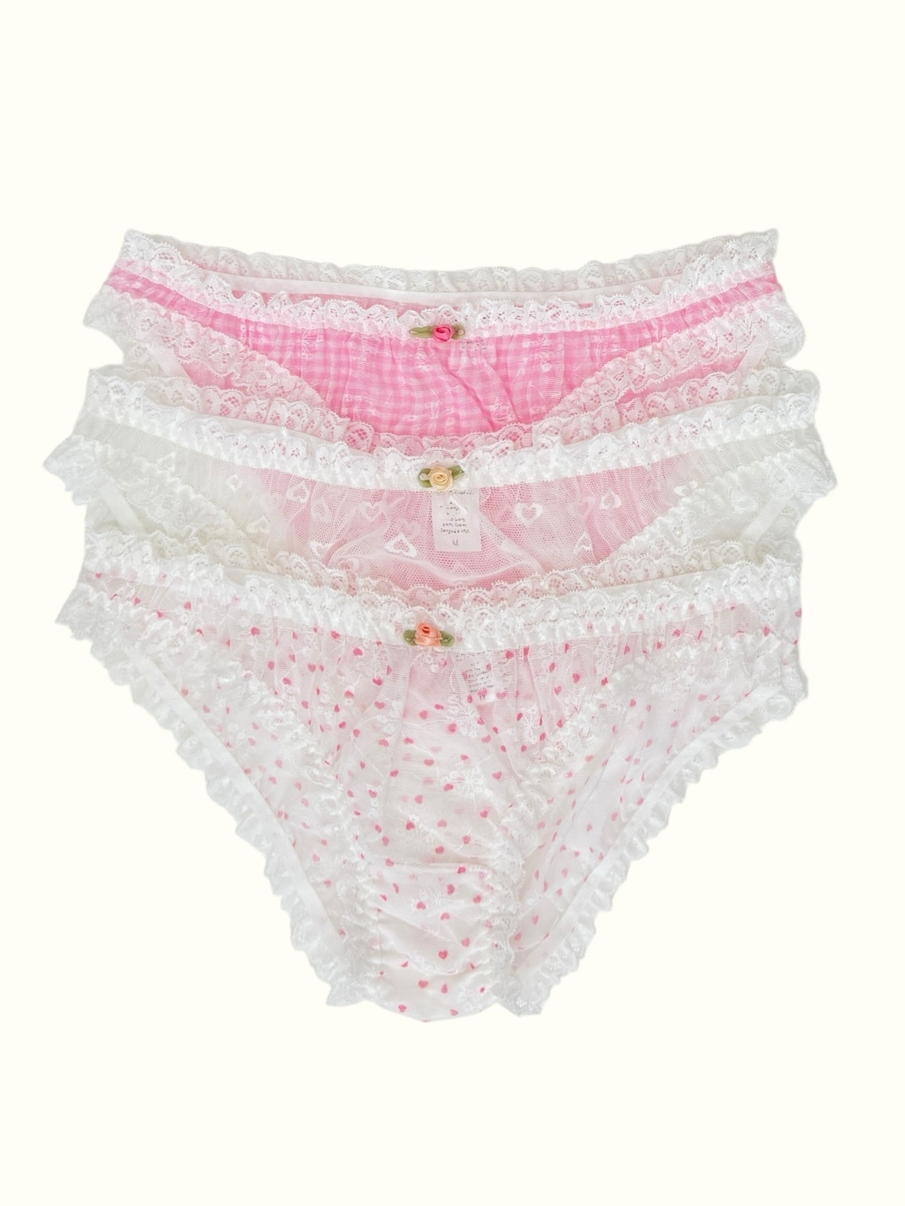 Milanblocks Romantic Lace Trim Panty with Vintage Charm