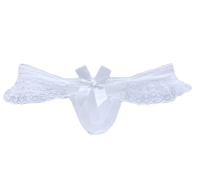 Milanblocks coquette bow lace cute panty Cotton Panties fall underwear