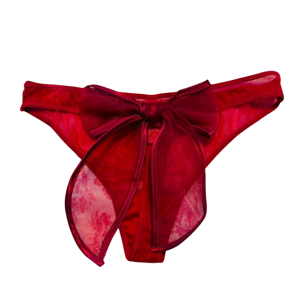 Milanblocks coquette bow lace cute panty Cotton Panties fall underwear