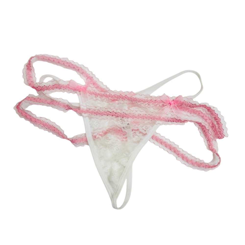 Milanblocks coquette bow lace cute panty Cotton Panties fall underwear