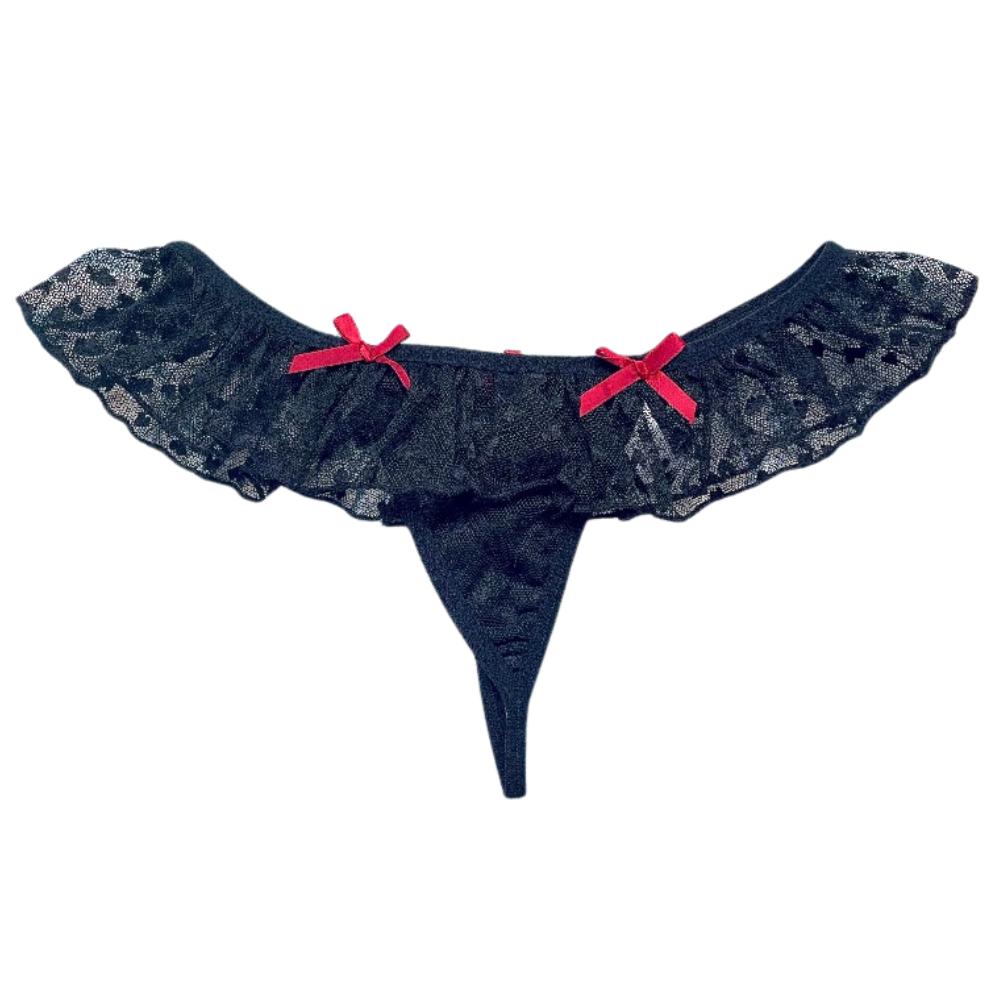 Milanblocks coquette bow lace cute panty Cotton Panties fall underwear