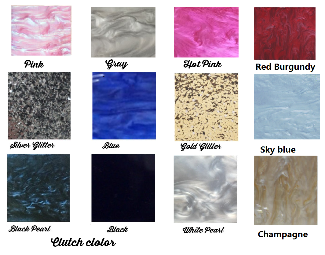 Personalized Name Acrylic Box Clutch-Medium Size-Handbags & Purses - MILANBLOCKS