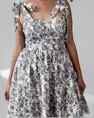 Enchanting Cottagecore Bustier Milkmaid Strap Dress