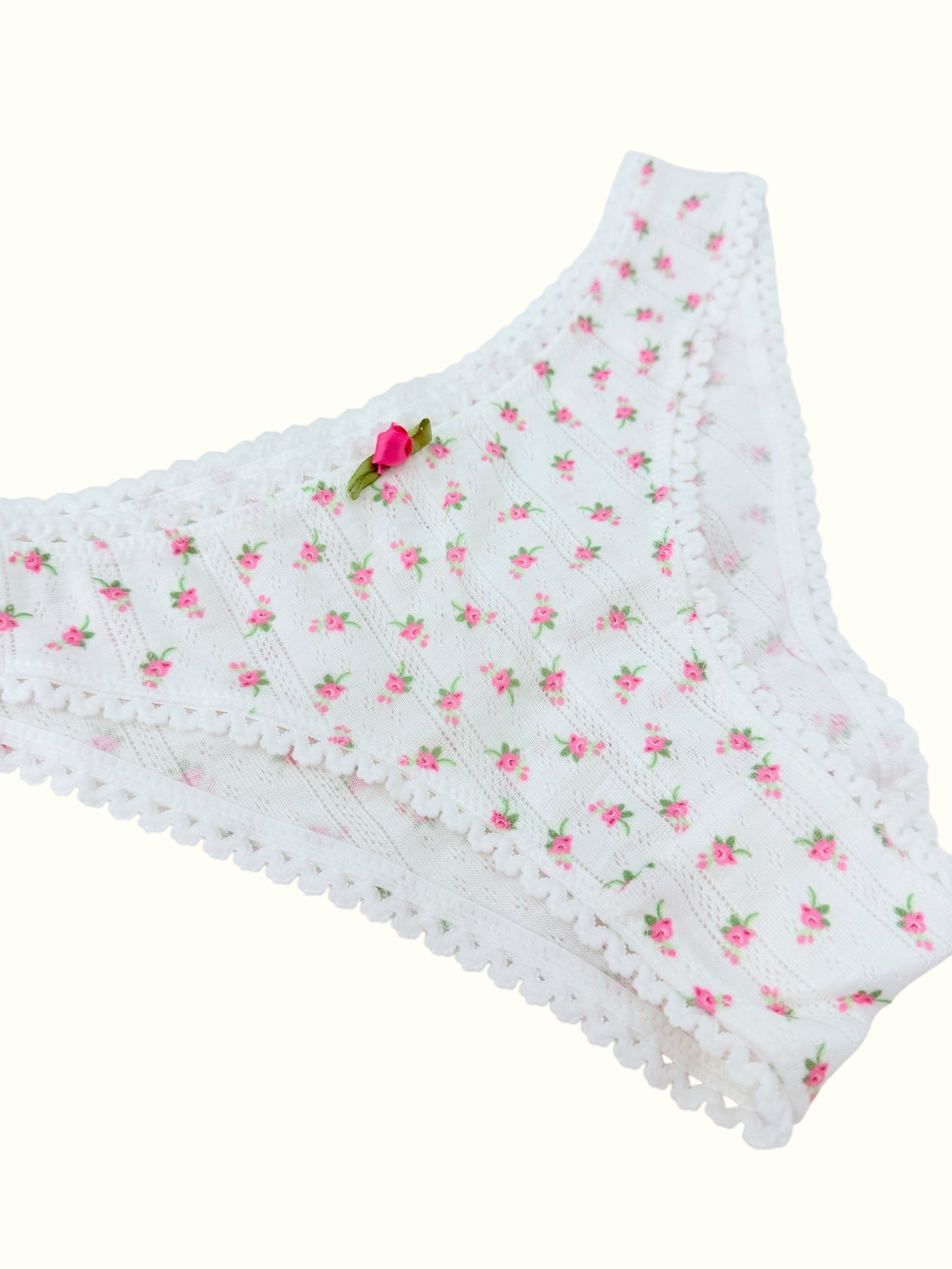 English Rose French-Inspired Cozy Cotton 90's Cheeky Panty