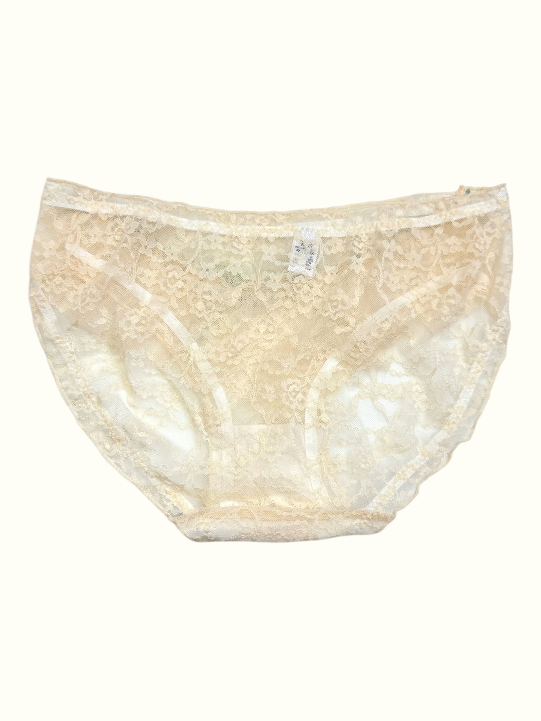 Daisy Embroidered Lace Panties Soft Tulle Ruffle Trim