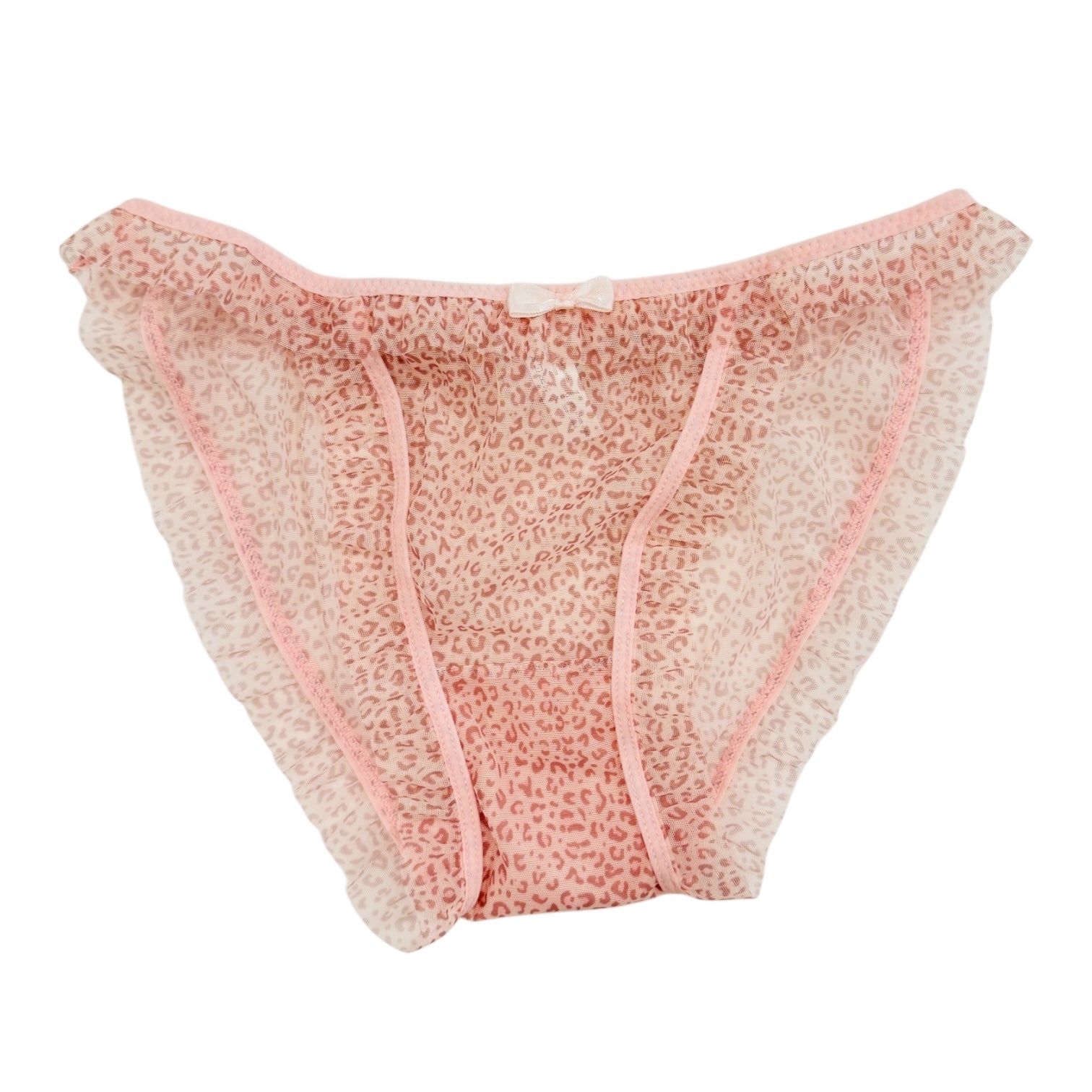 Petite Size Coquette style lace bow panties Floral Sweet Cute Polka Dot Polka Dot Sexy Mesh Underwear fall underwear Womenswear Soft Lingerie