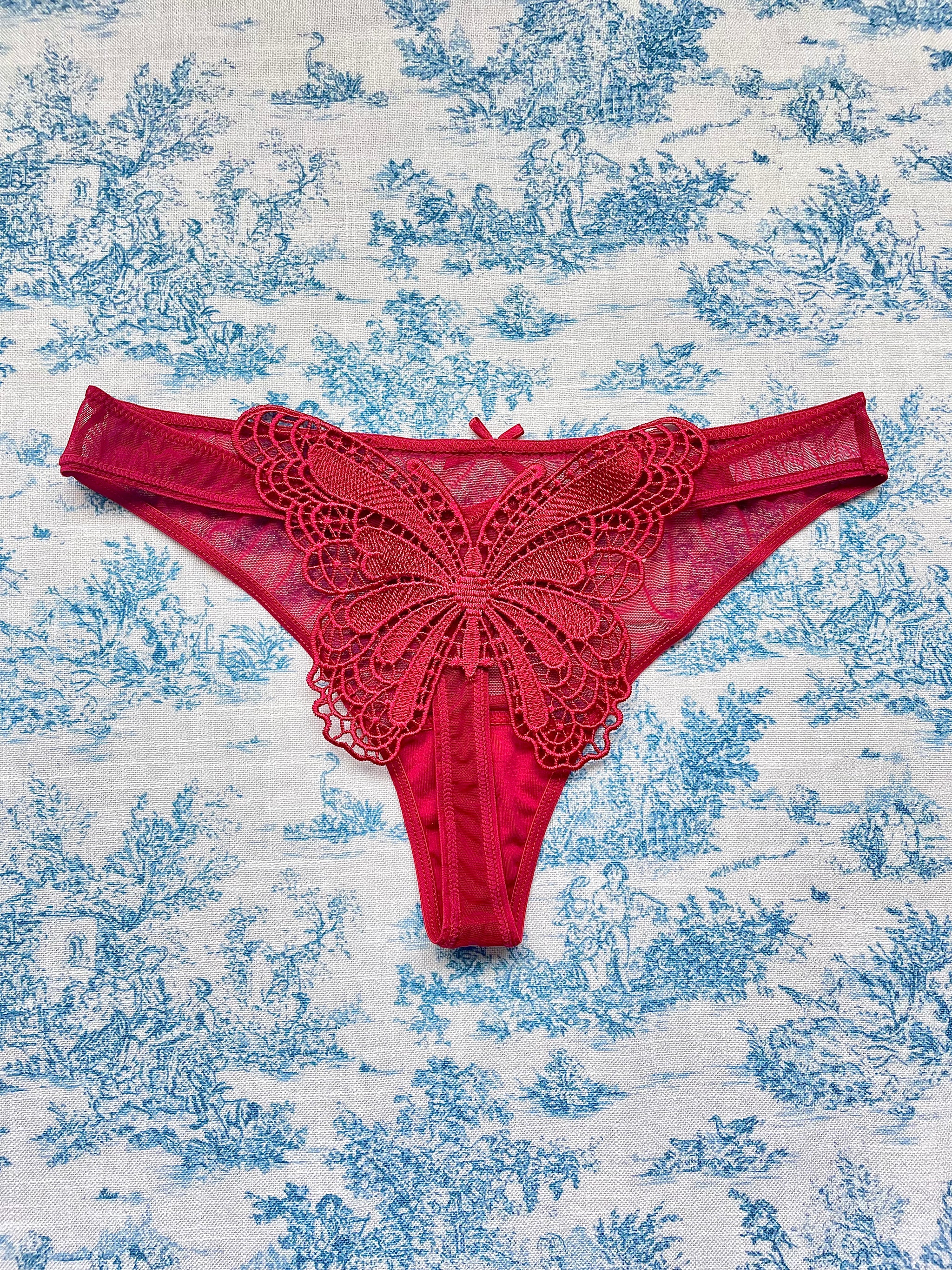 Milanblocks coquette bow lace cute panty Cotton Panties fall underwear