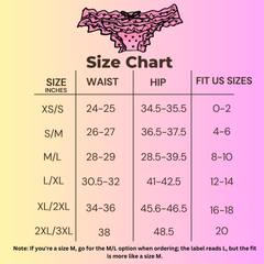 Mixed 5 coquette ruffle lace panties