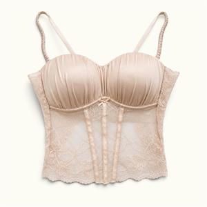 MilanBlocks coquette Womenswear Short Tops Sleeveless Minimalist soft girl cami top sample sale