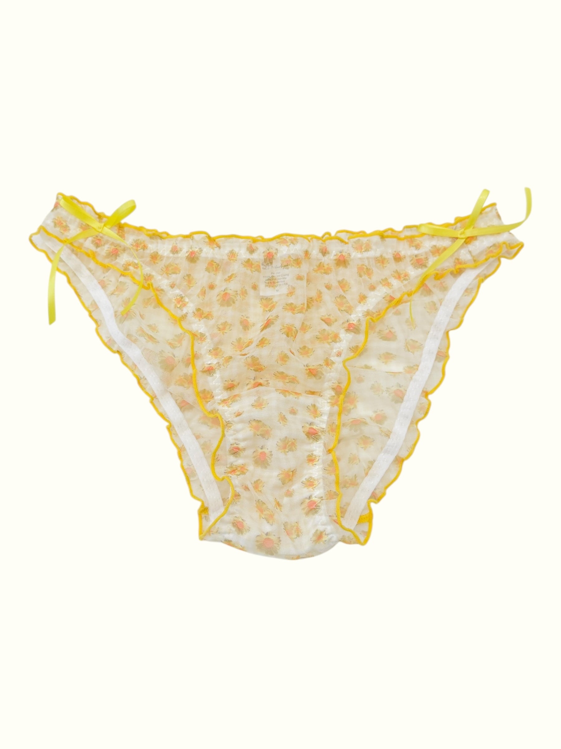 Daisy Sunlit Garden Ruffle Mesh Coquette Panty