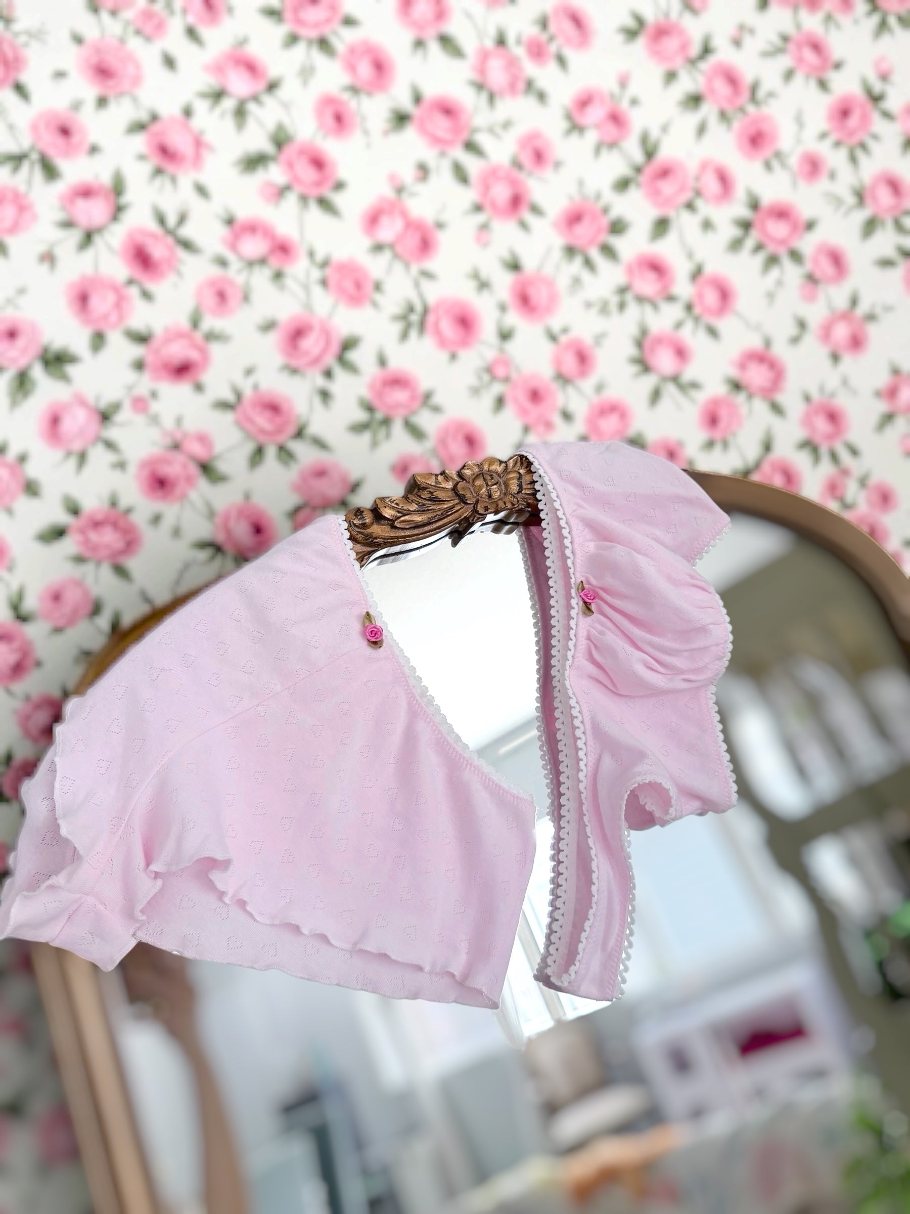 Milanblocks Soft Girl Loungewear Set  Cotton Lace Bralette  High Waist Panties