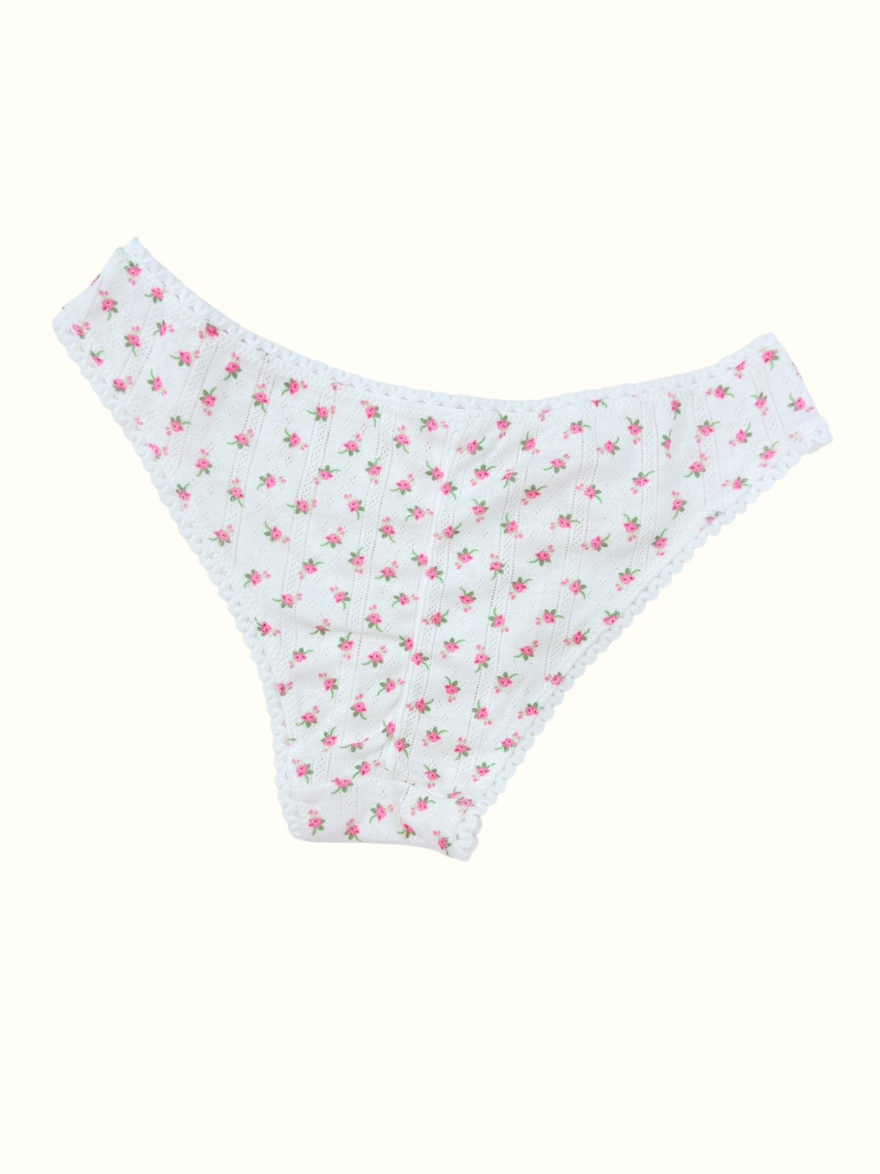 English Rose French-Inspired Cozy Cotton 90's Cheeky Panty