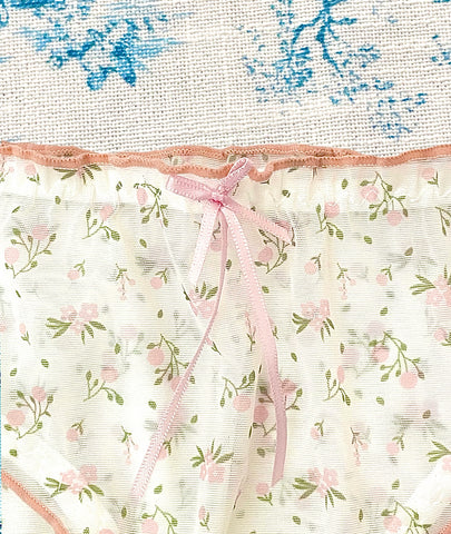 Pink & White floral Panty
