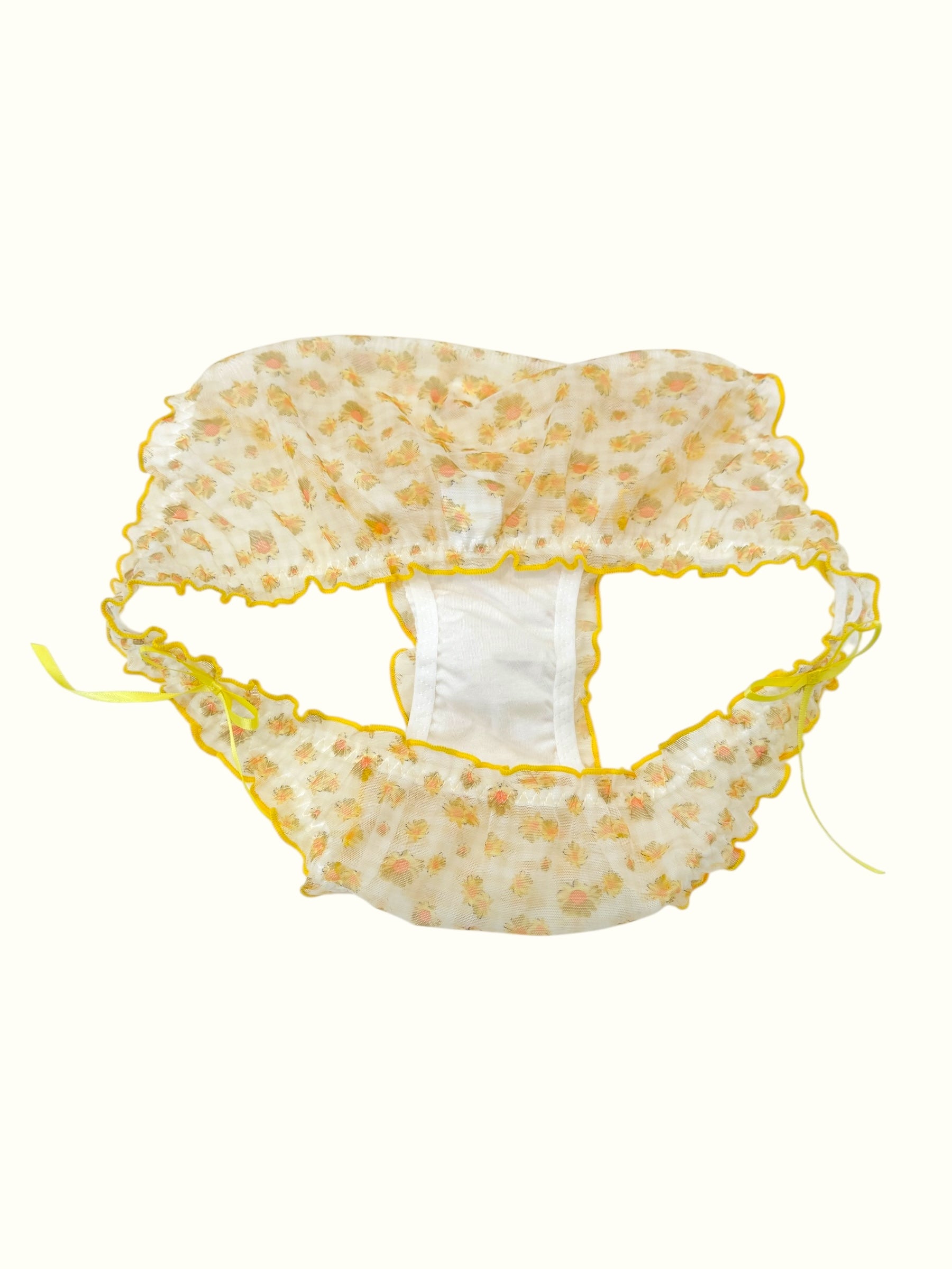 Daisy Sunlit Garden Ruffle Mesh Coquette Panty