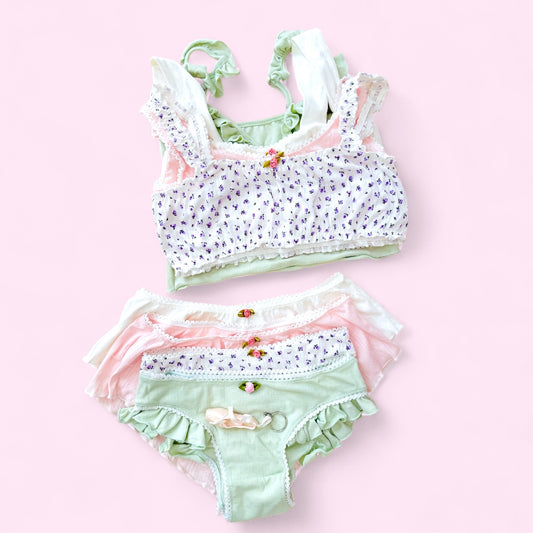 Milanblocks soft girl coquette style matching set sample sale Womenswear Clothes