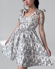 Enchanting Cottagecore Bustier Milkmaid Strap Dress
