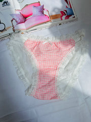 Mixed 5 coquette ruffle lace panties