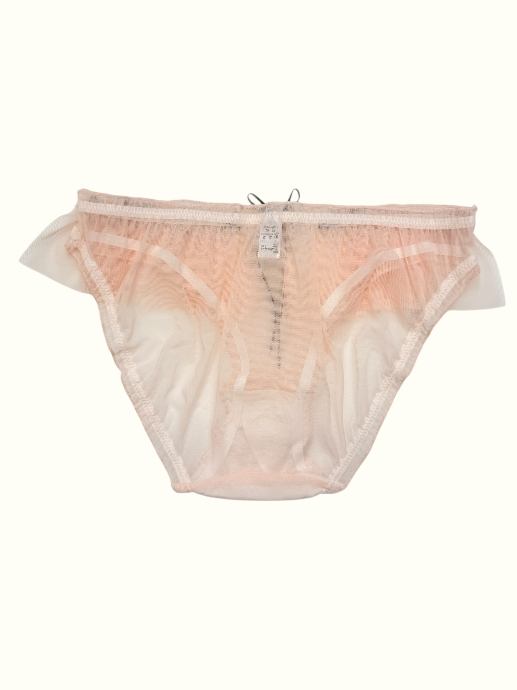 Tulle Ruffle Panties with Pearl Drop