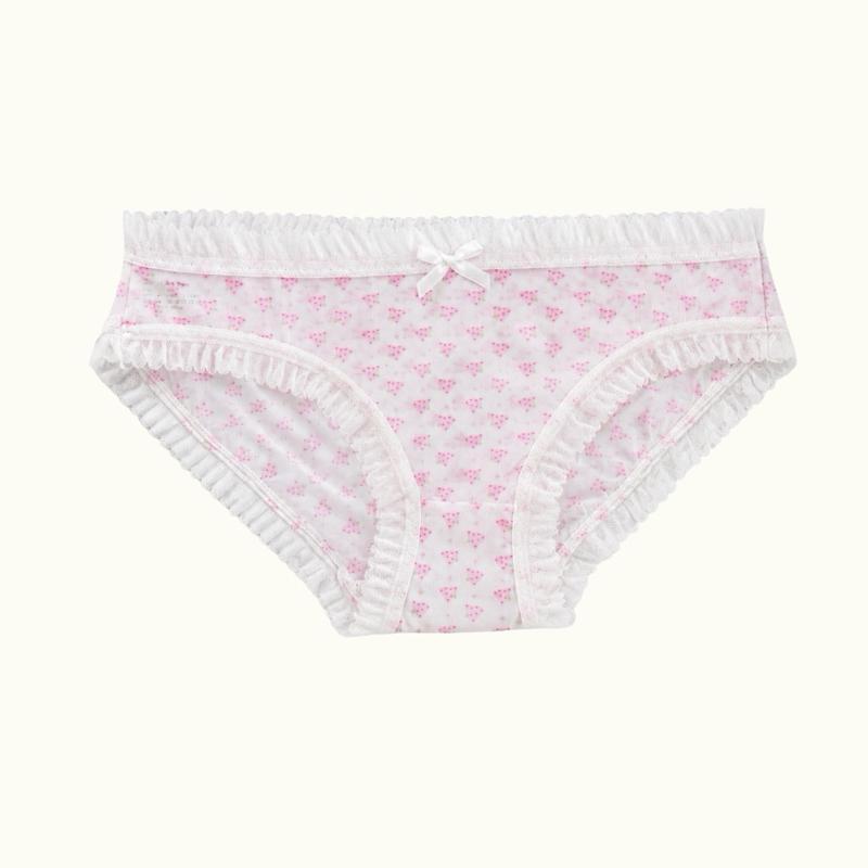 XSmall Milanblocks Women's Coquette Underwear 5-Pack, Comfortable Feminine Elegant Lady's Everyday Underwear Set