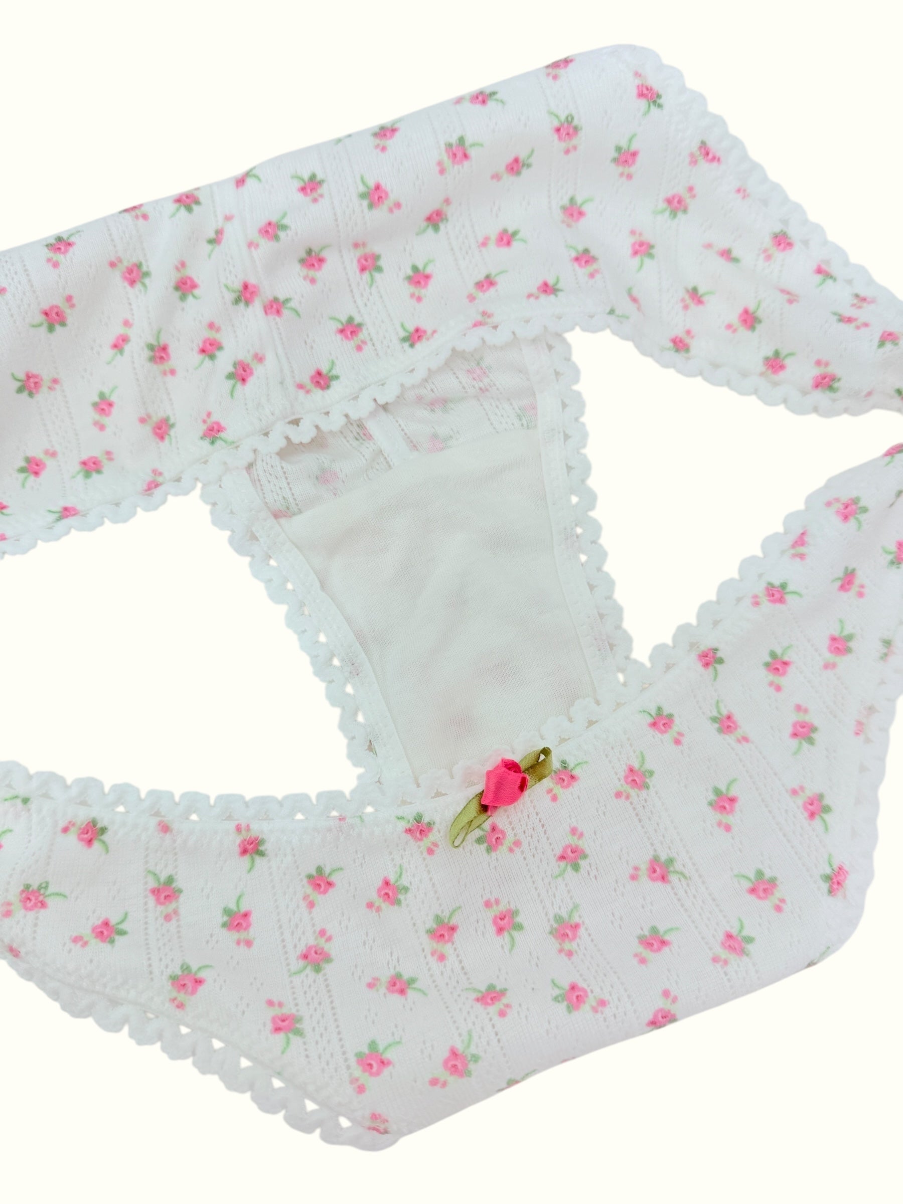 English Rose French-Inspired Cozy Cotton 90's Cheeky Panty