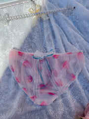 Mixed 5 coquette ruffle lace panties