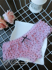 Mixed 5 coquette ruffle lace panties