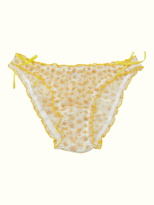 Daisy Sunlit Garden Ruffle Mesh Coquette Panty