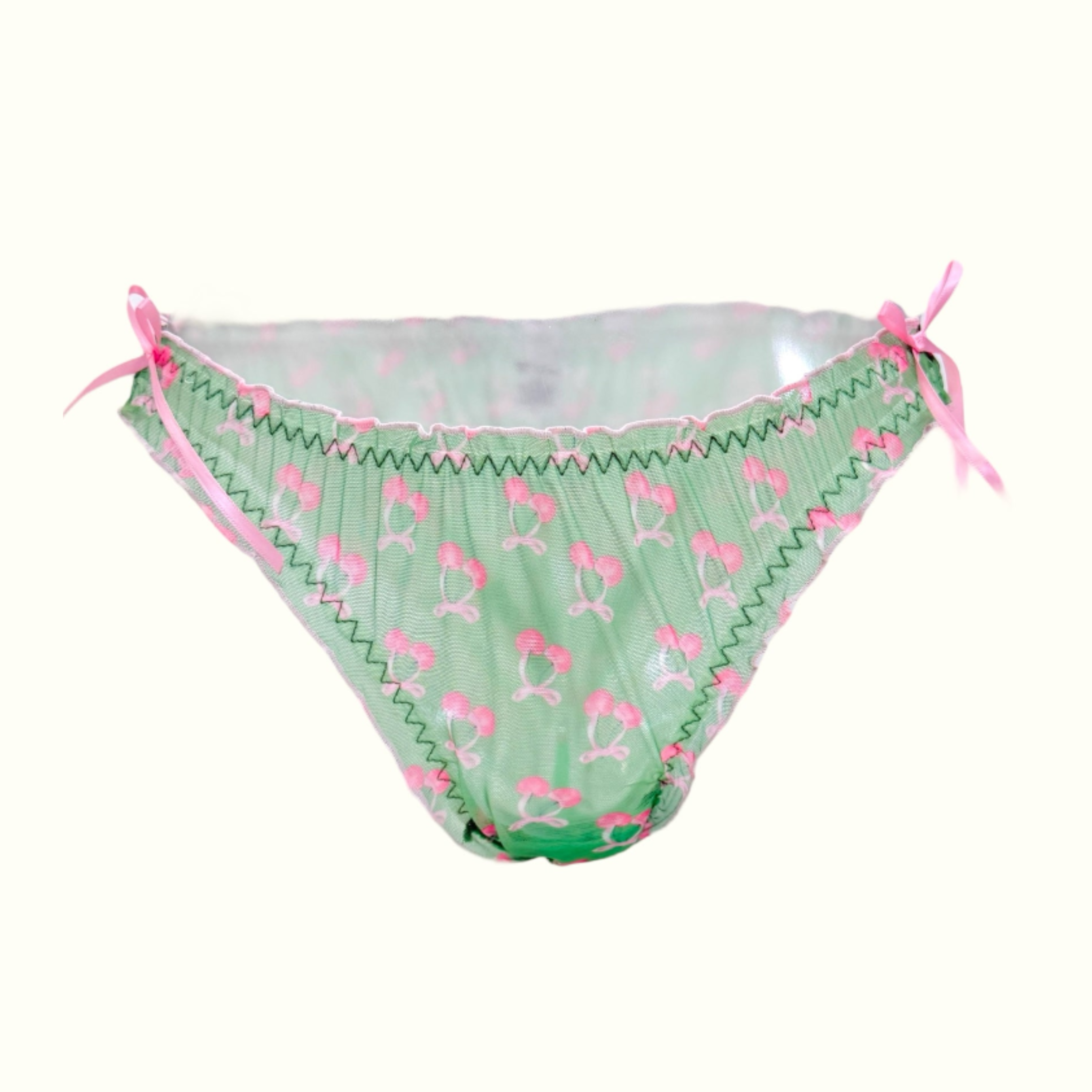 Milanblocks Summer Floral Fantasy Coquette Mesh Panty Set